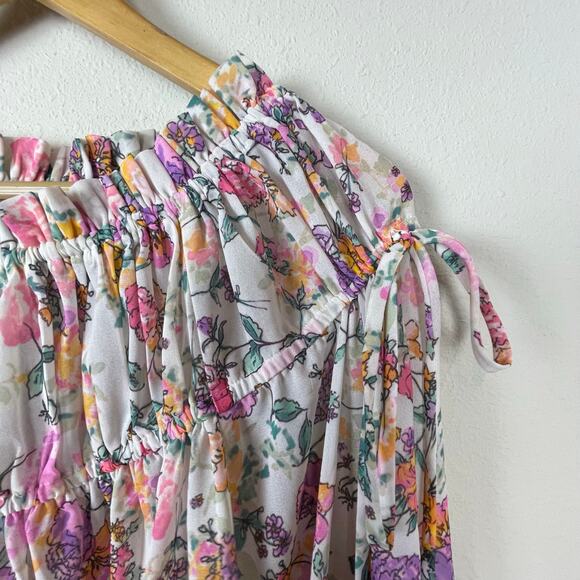 Tularosa Women's Boho Peasant Top with Bell Sleeves – Size M - Picture 7 of 10